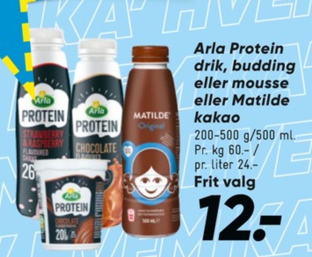 Arla Protein, Proteindrik Strawberry & Raspberry