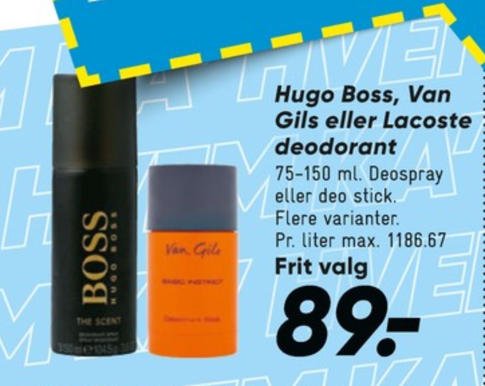 Hugo Boss, Deospray