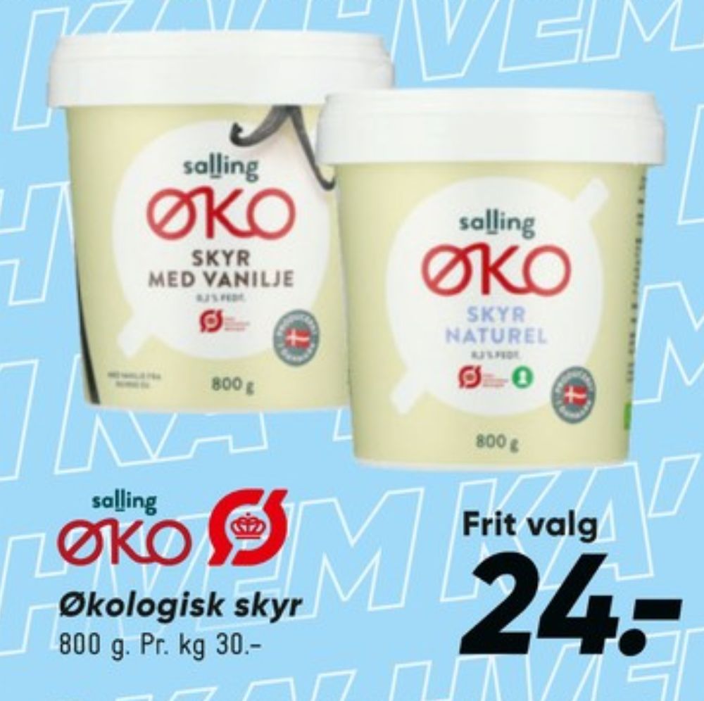 Salling ØKO, Vanilje Skyr 