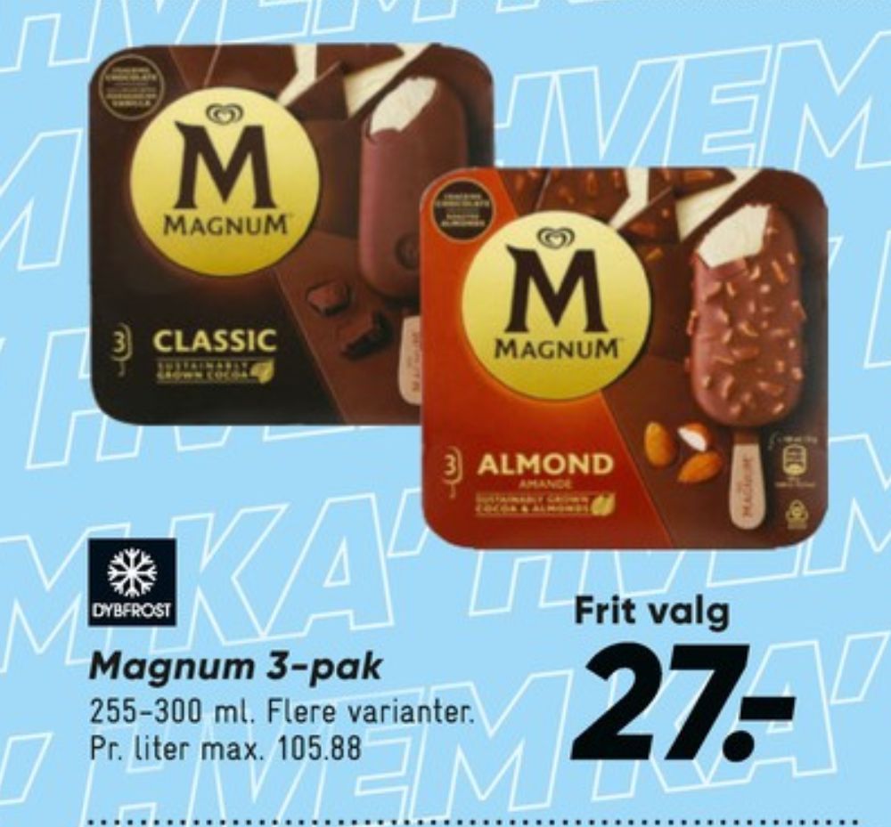 Frisko Magnum, Classic ispinde