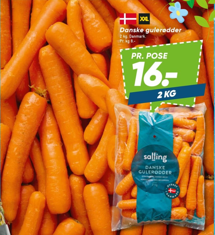 Salling, Gulerødder