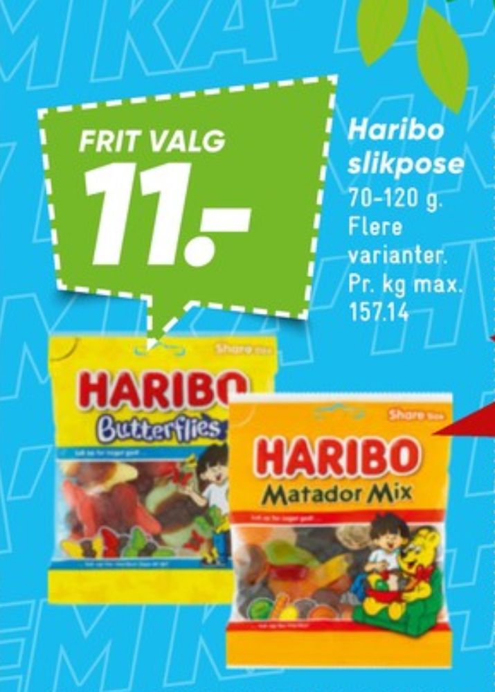 Haribo Butterflies, Slikposer