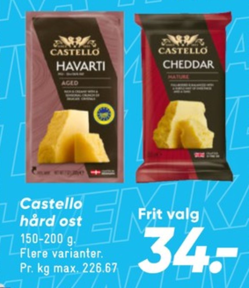 Castello, Cheddar Lagret