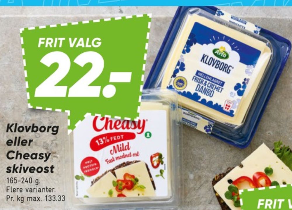 Klovborg, Skiveost Danbo Mellemlagret