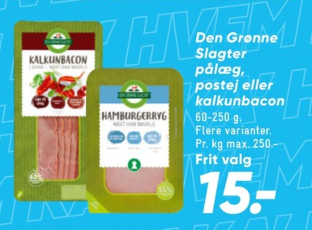 Den Grønne Slagter, Hamburgerryg