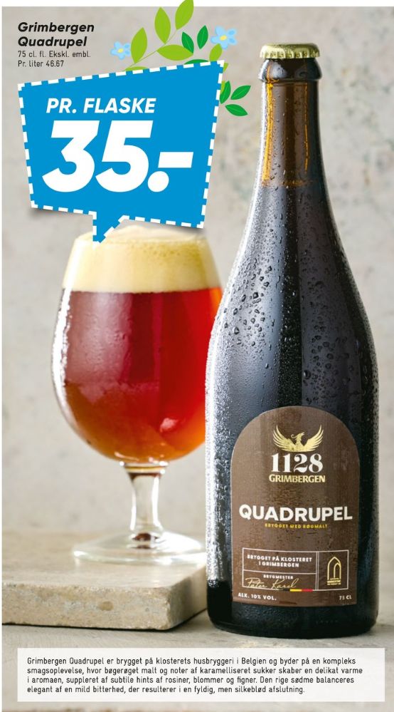 Grimbergen Quadrupel, Specialøl