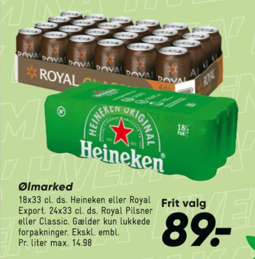 Royal Classic, Øl 24 pk.