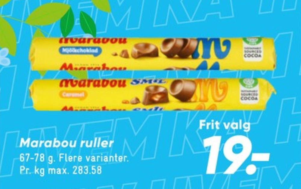 Marabou, Chokoladerulle Mjölk Choklad