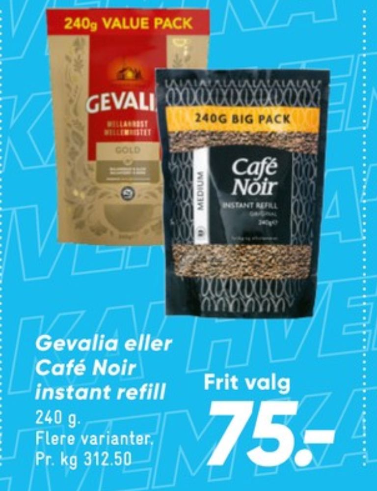 Gevalia Gold, Instant Kaffe