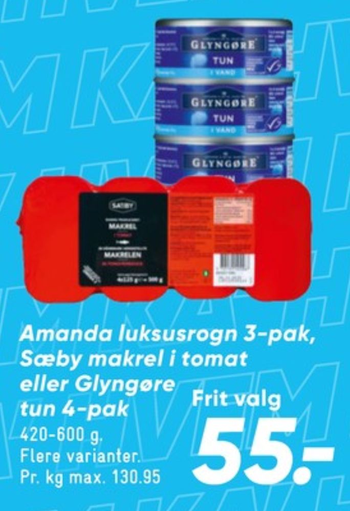 Sæby, Makrelfilet i Tomat