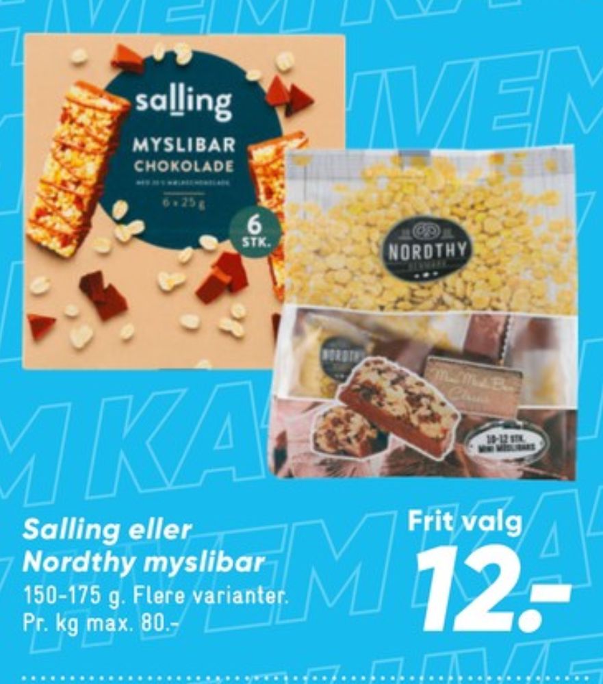 Salling, Müslibar Chokolade