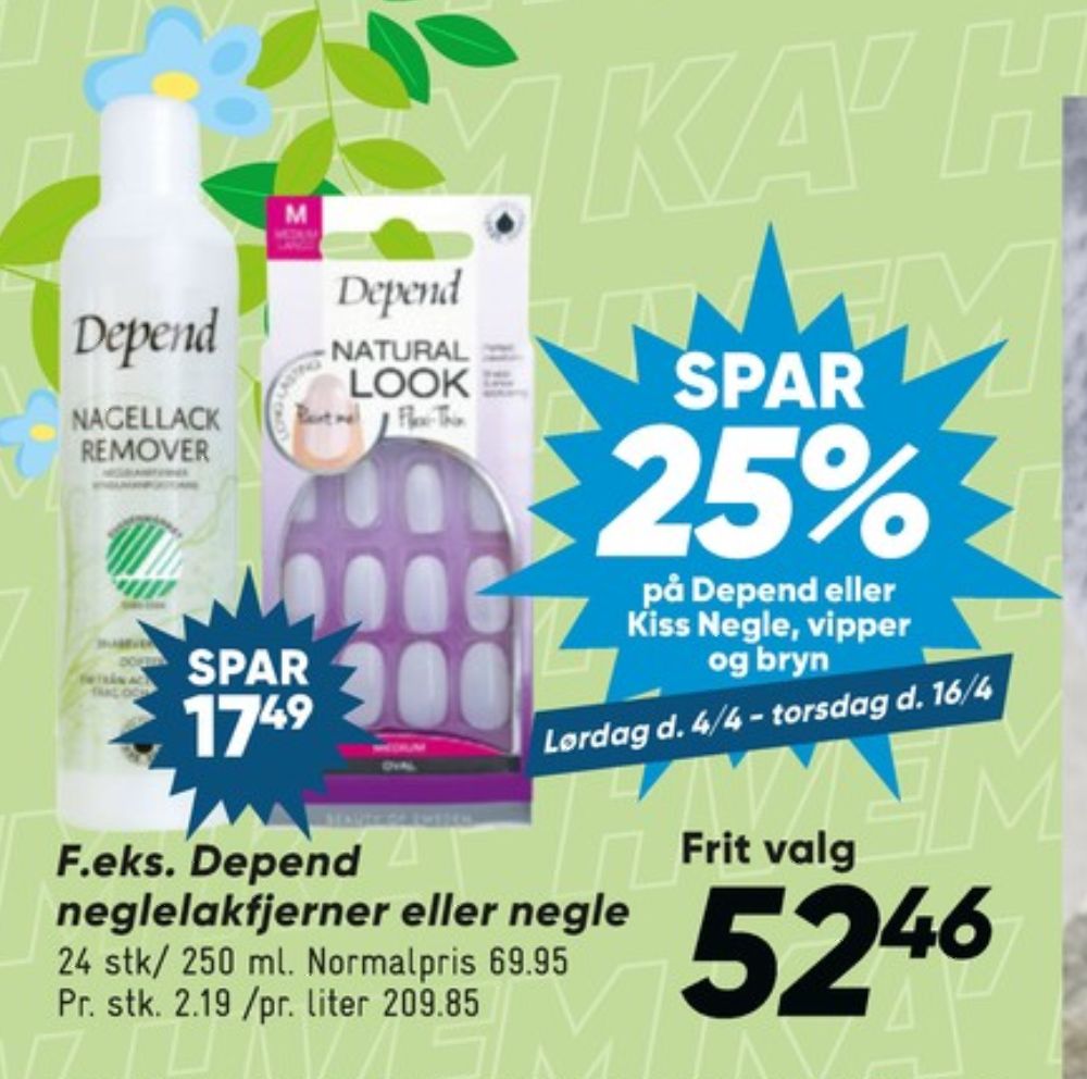 Depend, Neglelakfjerner