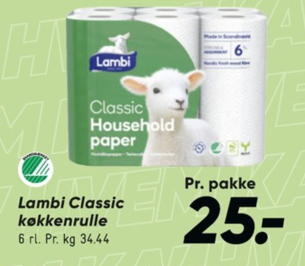 Lambi Classic, Køkkenrulle