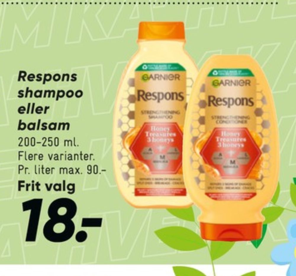Garnier Respons, Shampoo