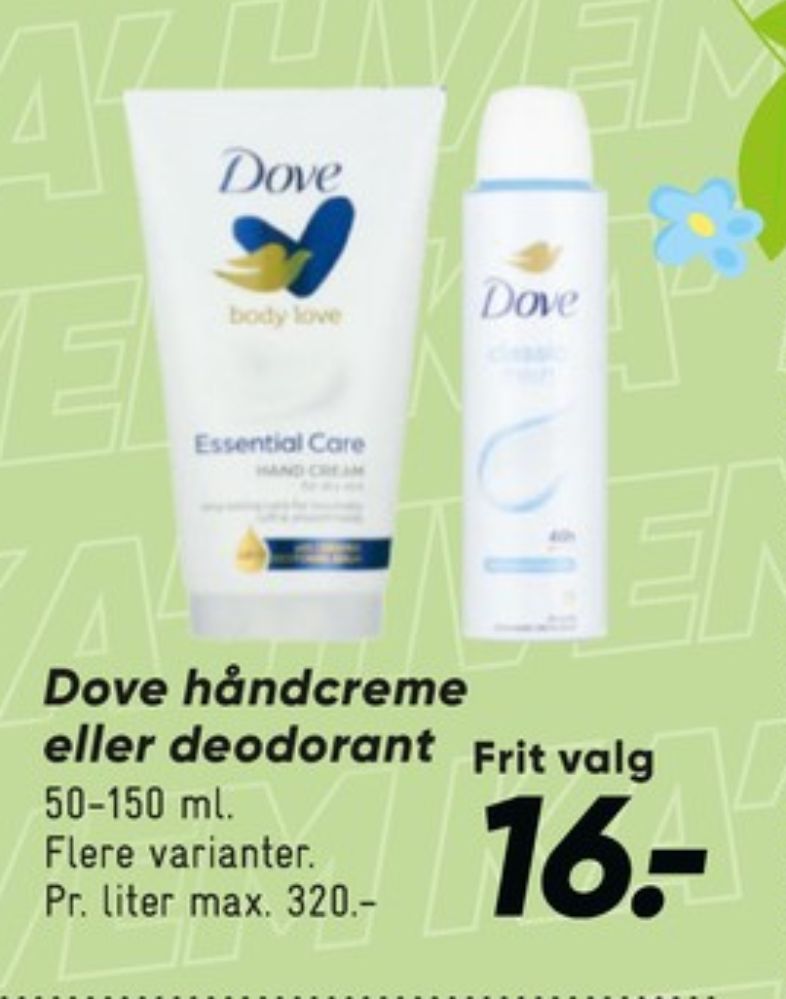 Dove, Deospray