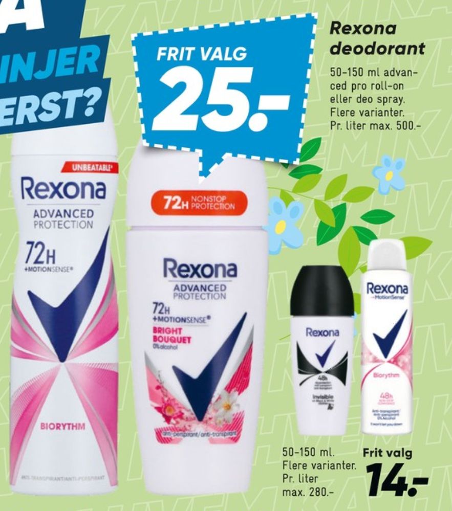 Rexona, Deospray