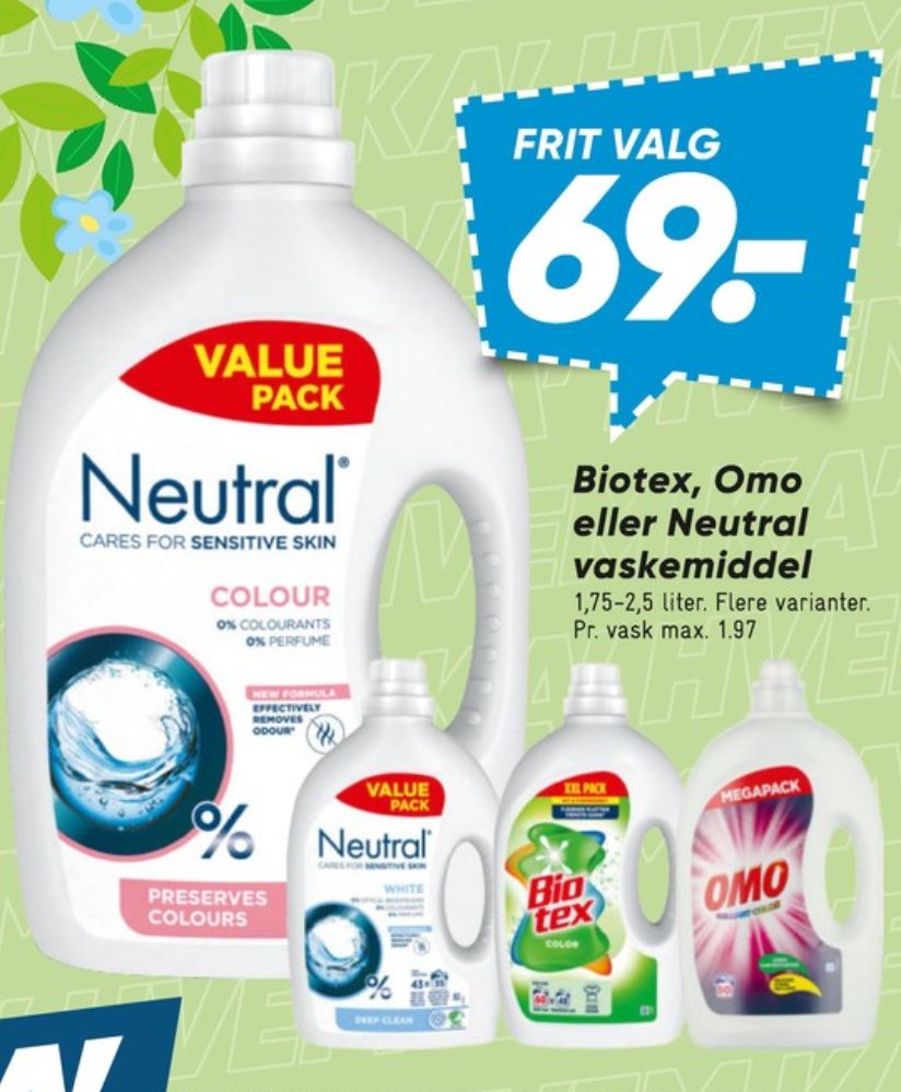 Omo, Vaskemiddel-flydende