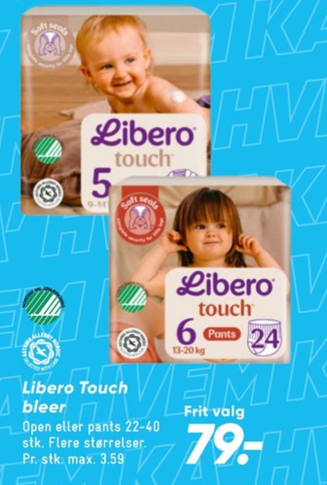 Libero Touch, Bleer str 3 5-8 kg