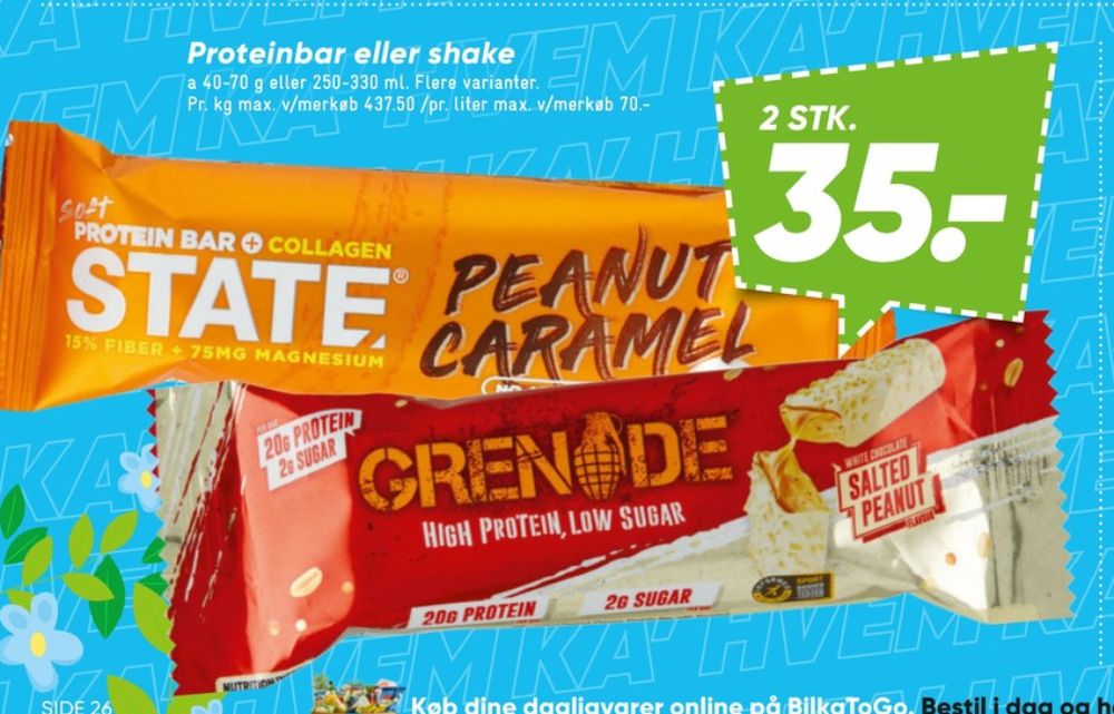 Grenade, Salted Peanut Proteinbar