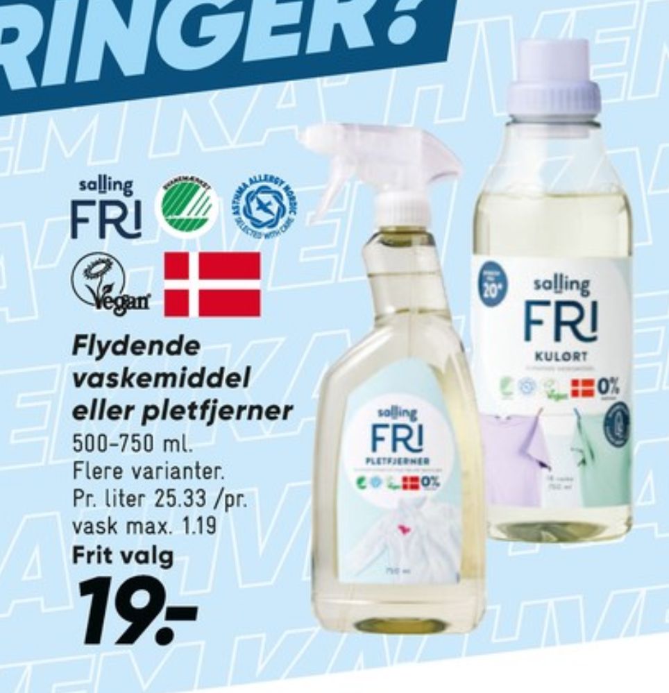 Salling Fri, Vaskemiddel-flydende