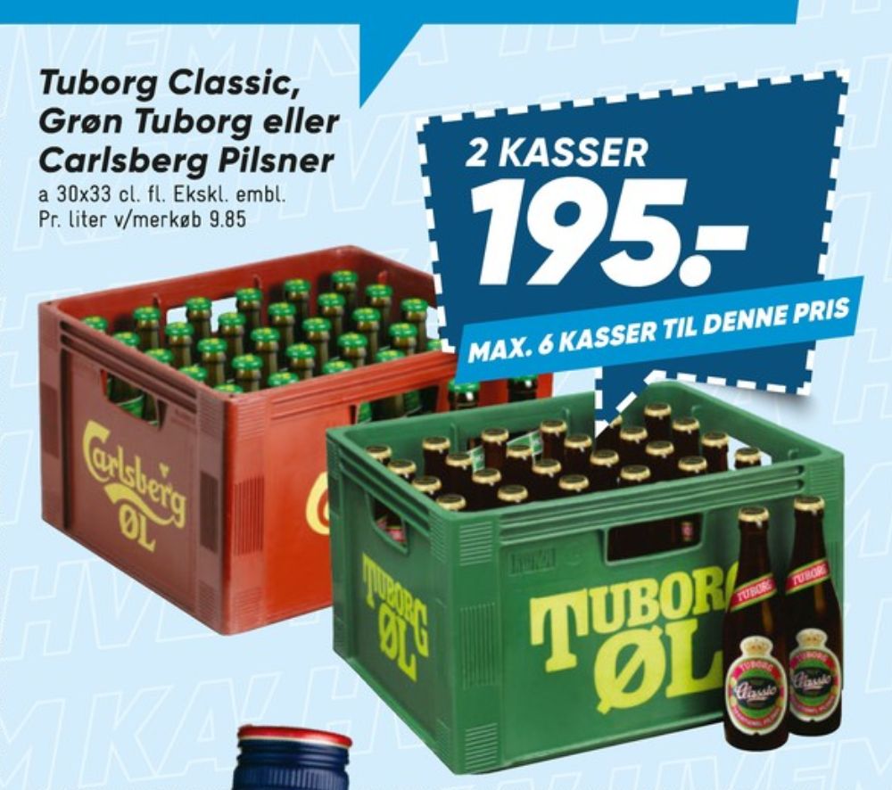 Tuborg Grøn, Øl