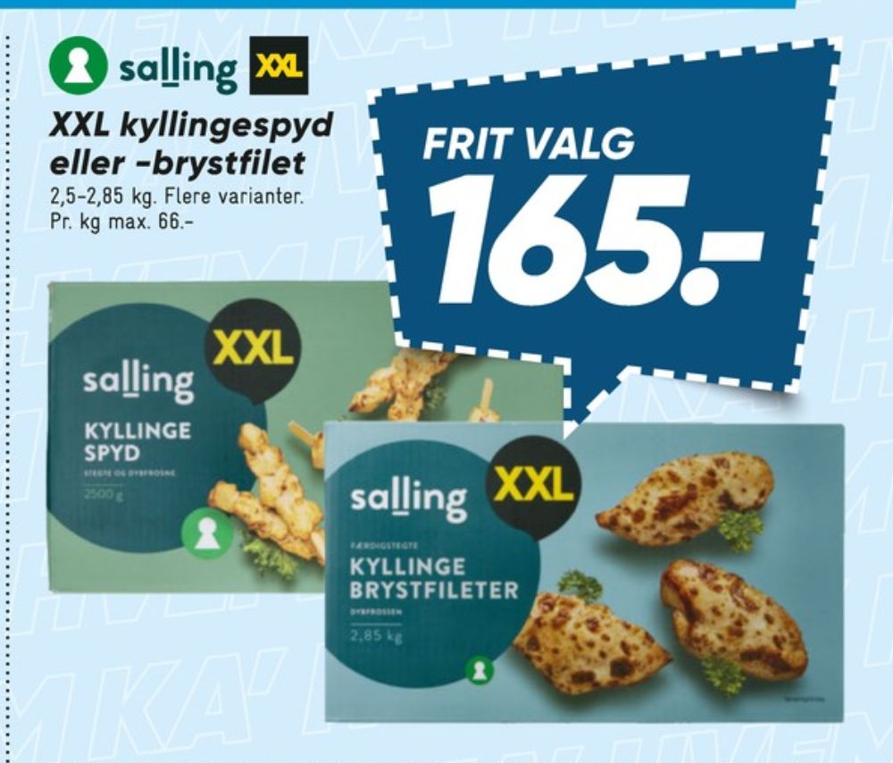 Salling, Kyllingebrystfilet