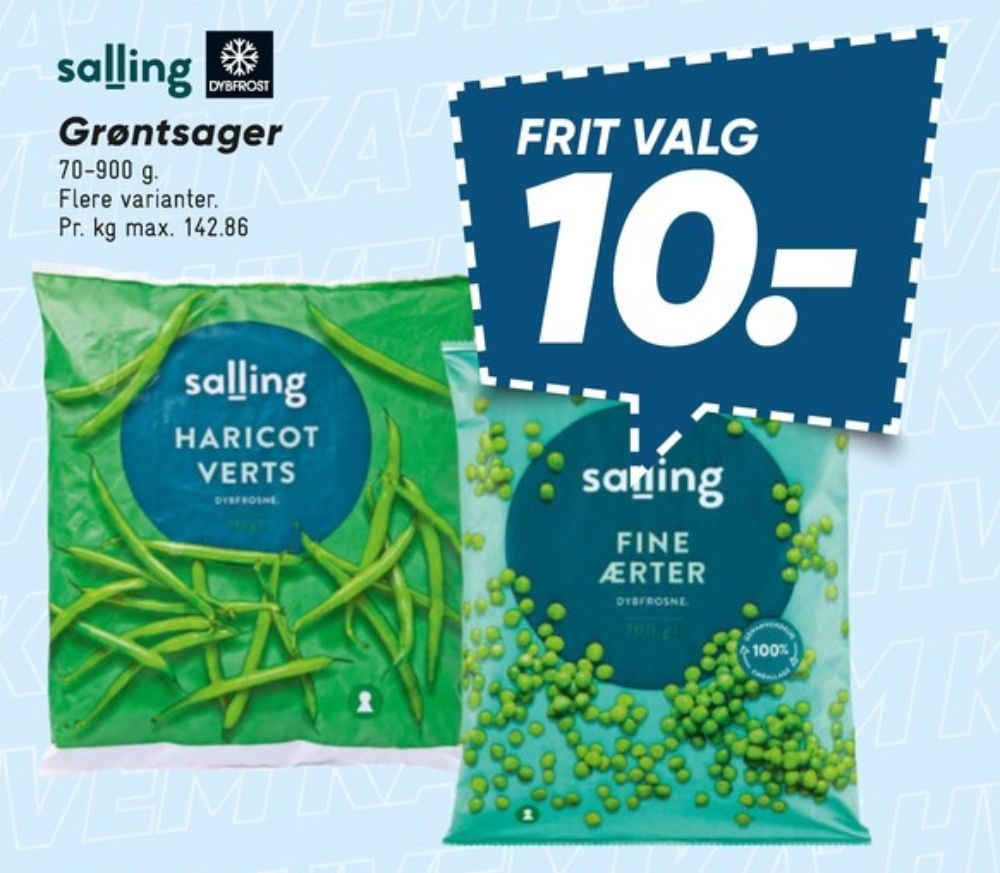 Salling, Haricots Verts