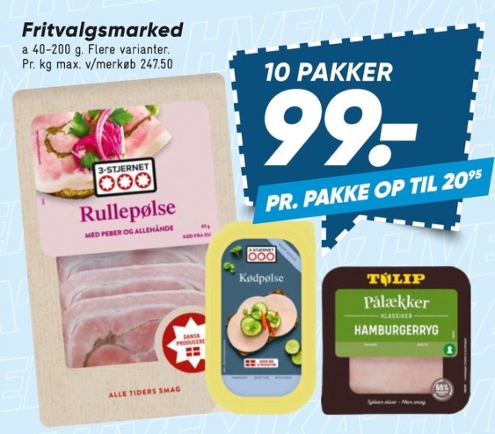 Pålækker, Hamburgerryg