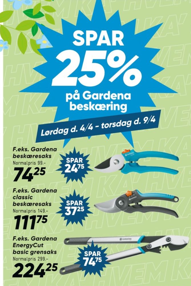 Gardena, Beskæresaks