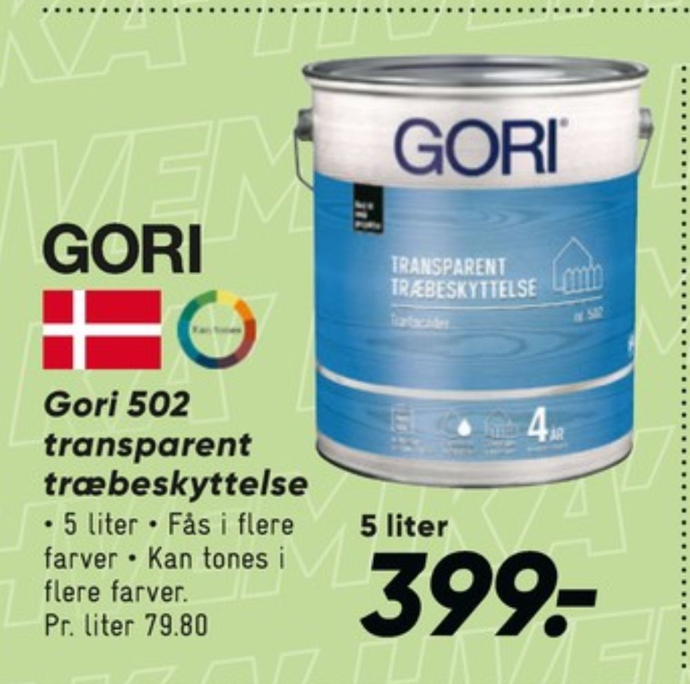 Gori, Træbeskyttelse