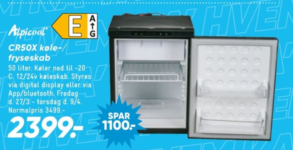 Alpicool, Køle-/fryseskab