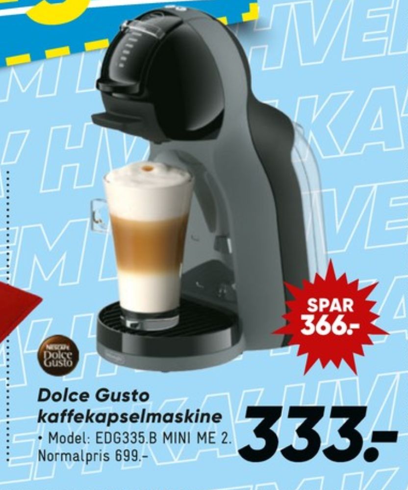 Nescafe Dolce Gusto, Kapselkaffemaskine