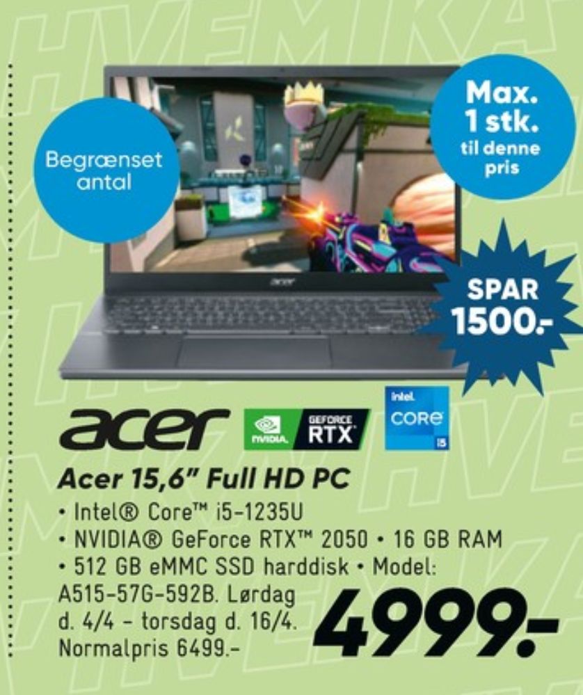 Acer, Bærbar PC