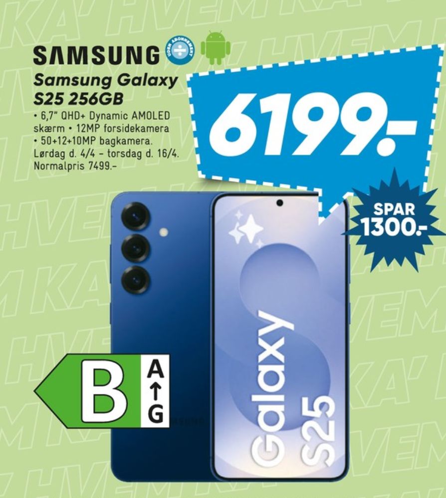 Samsung Galaxy S25, Mobiltelefon