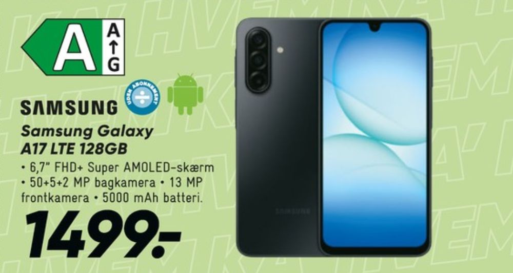 Samsung Galaxy A17 LTE, Mobiltelefon