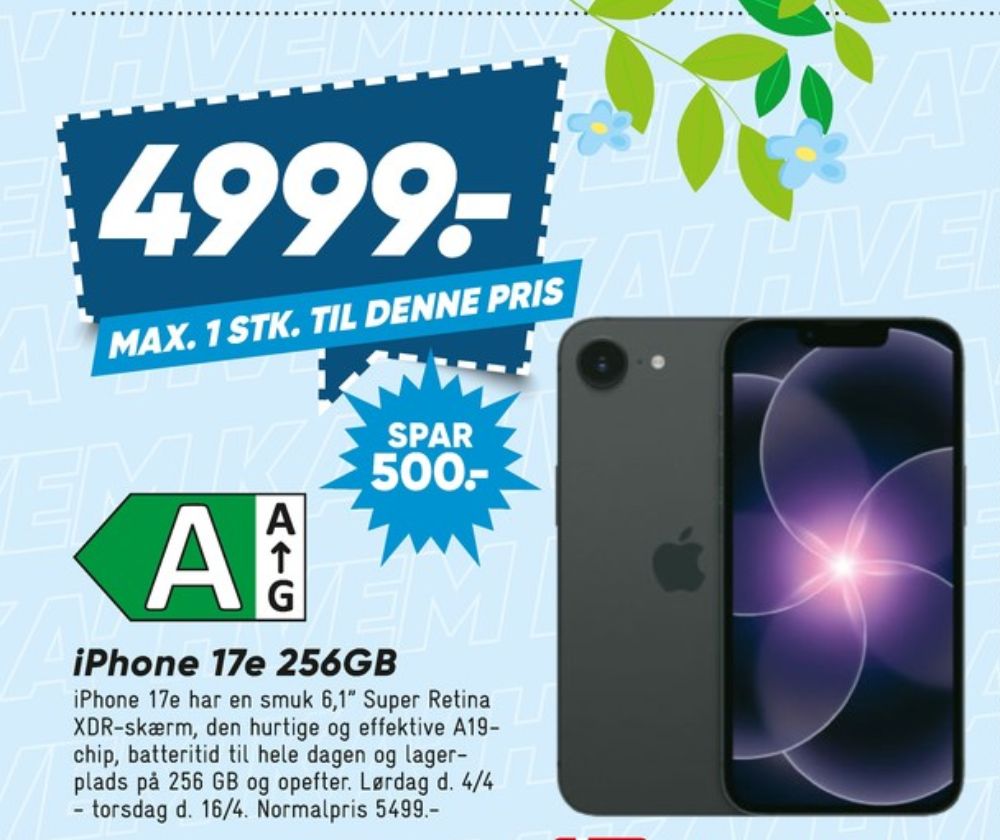 Apple iPhone 17e, Mobiltelefon