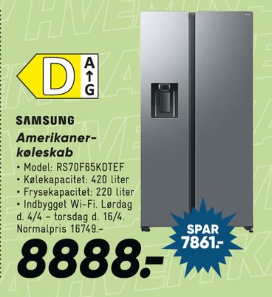 Samsung, Køle/Fryseskab