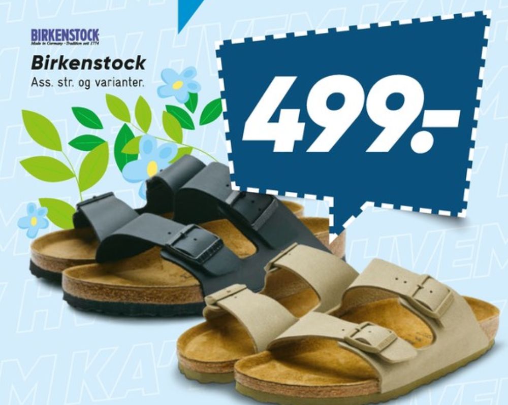 Birkenstock, Herresandaler
