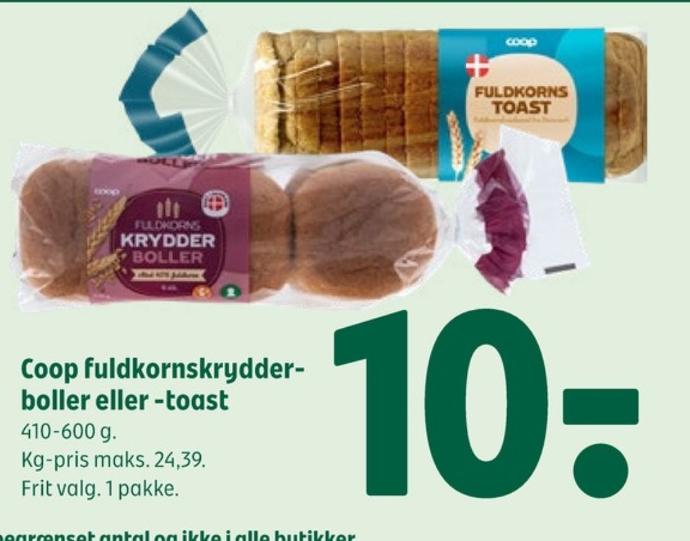 Coop, Fuldkornskrydderboller