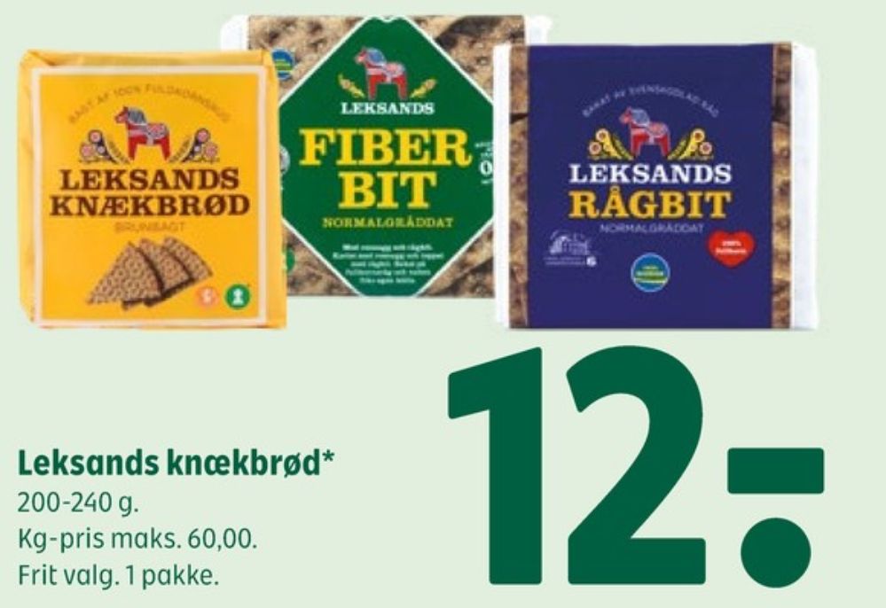 Leksands, Rågbit knækbrød