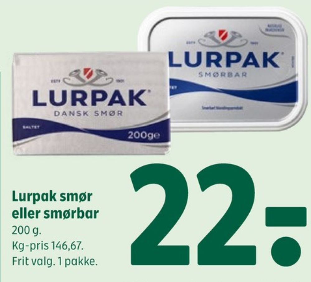 Lurpak, Smørbar