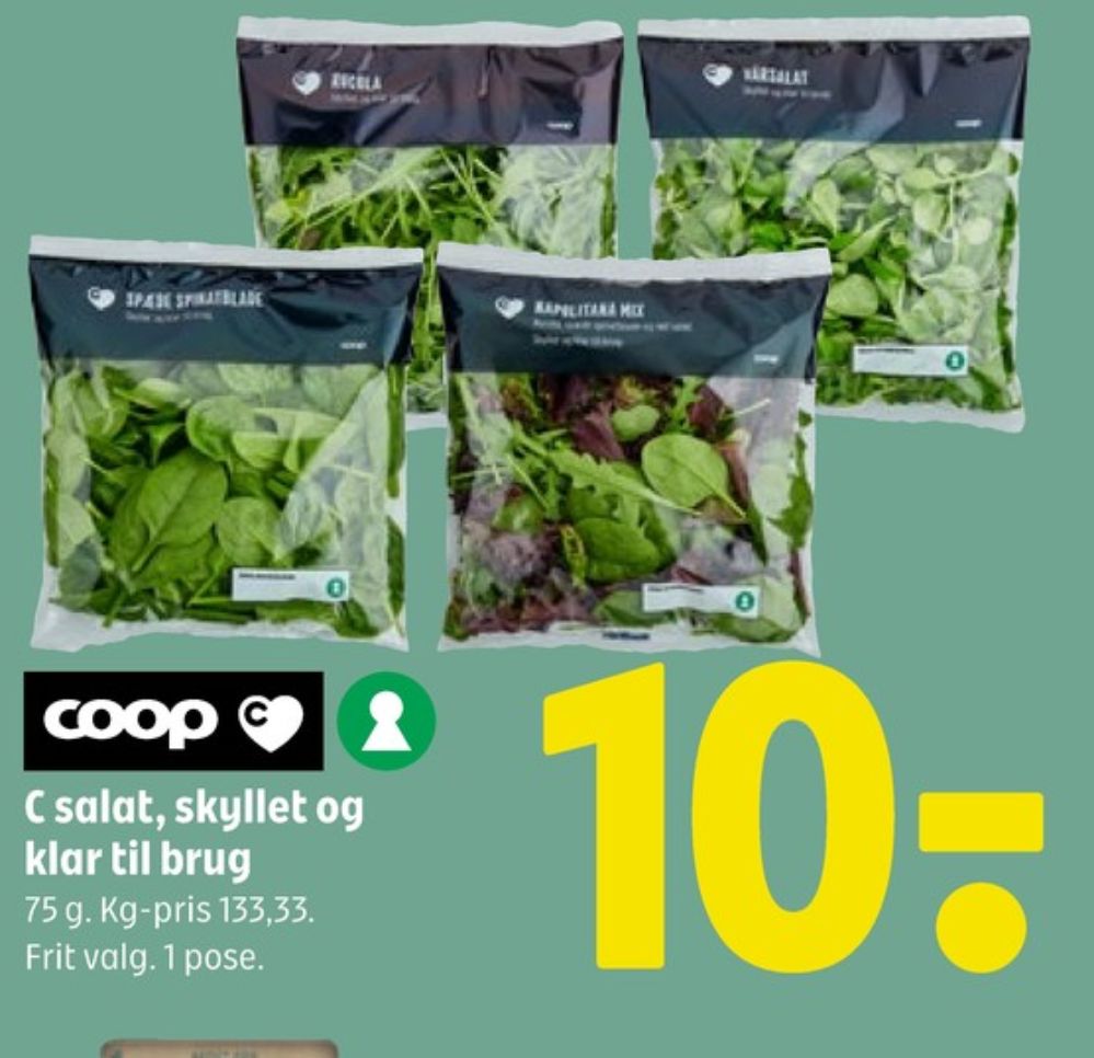 Coop C, Salatblanding