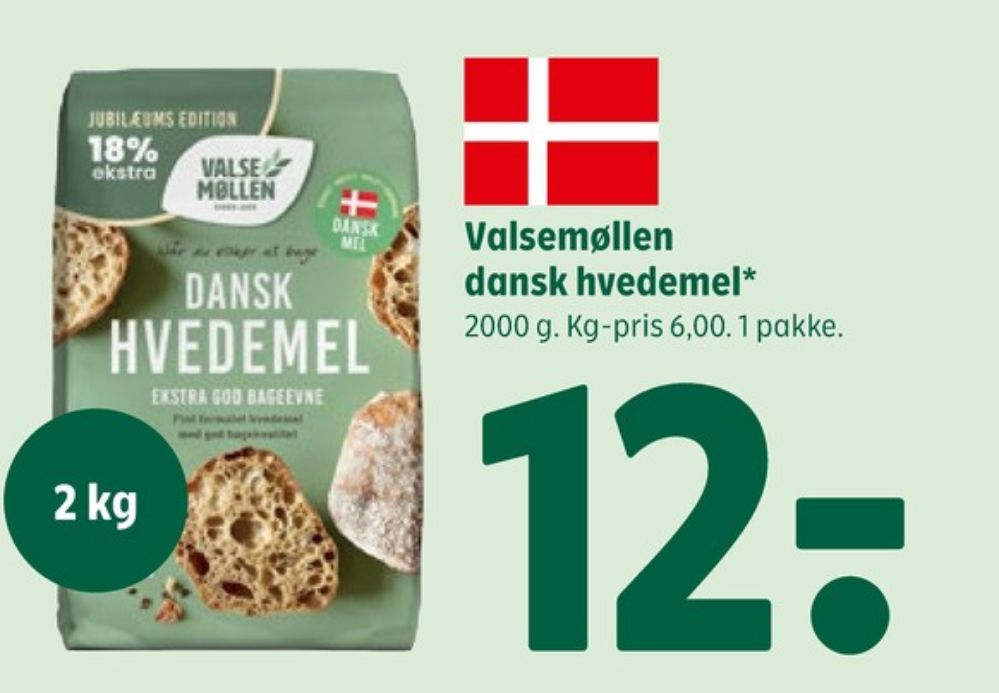 Valsemøllen, Hvedemel