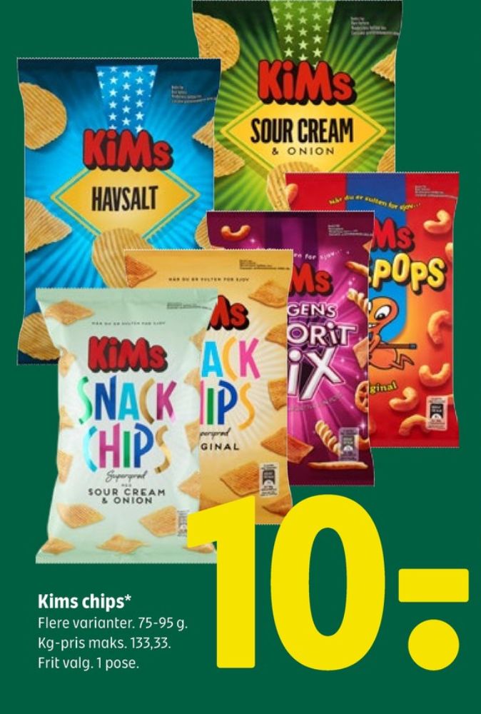 Kims, Sour Cream & Onion Chips