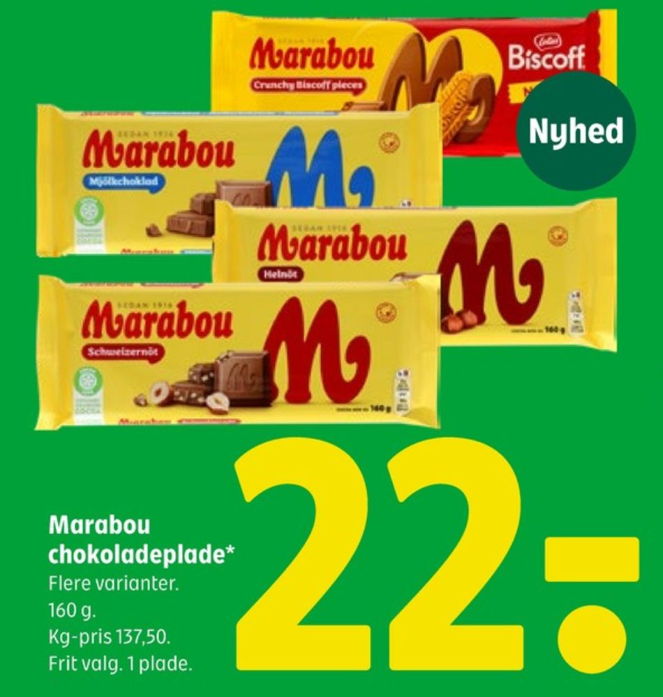 Marabou, Chokoladeplade Mjölk Choklad