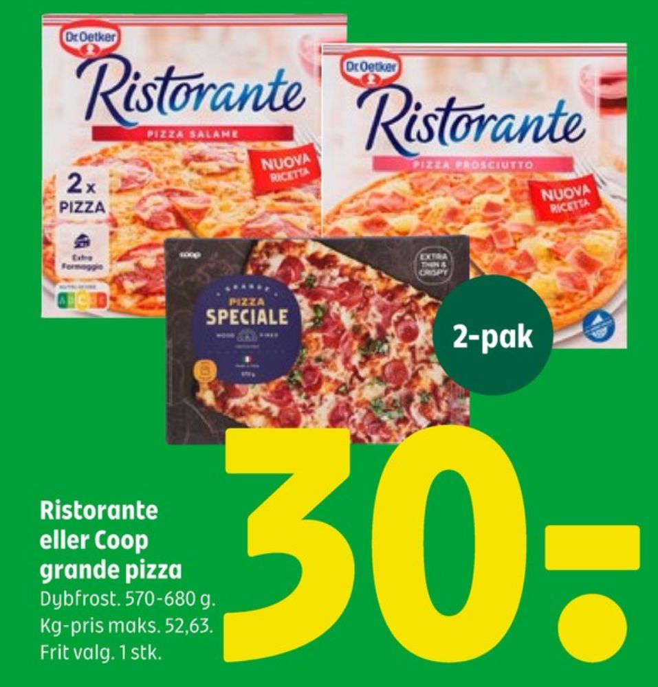 Coop, Pizza Grande Speciale