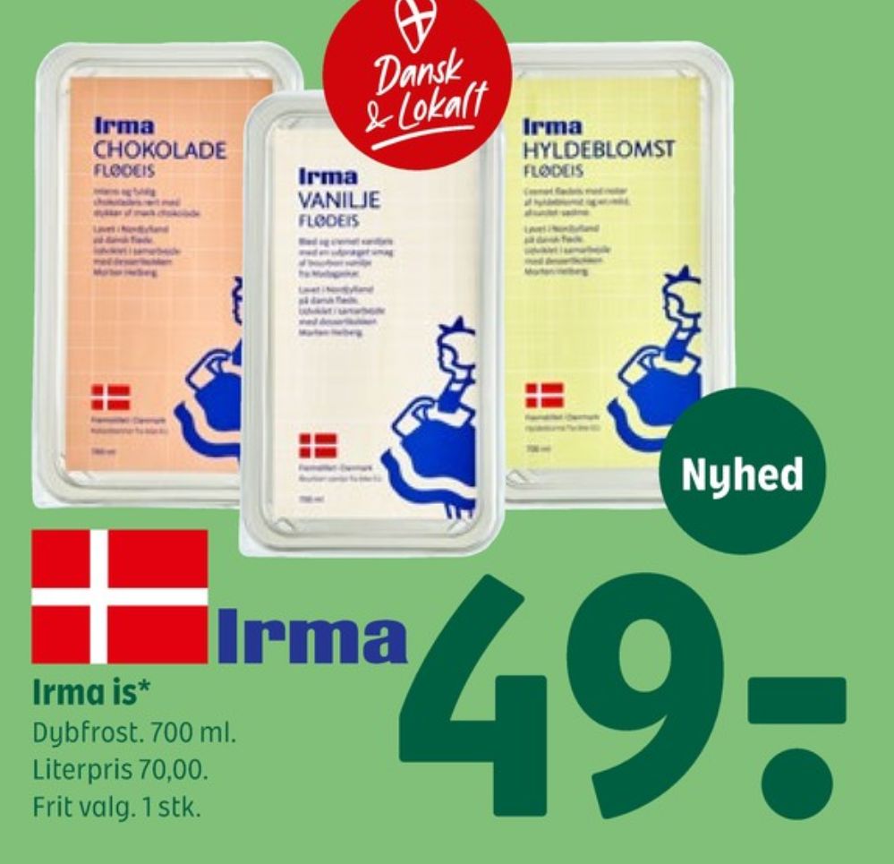 Irmas, Hyldeblomst is