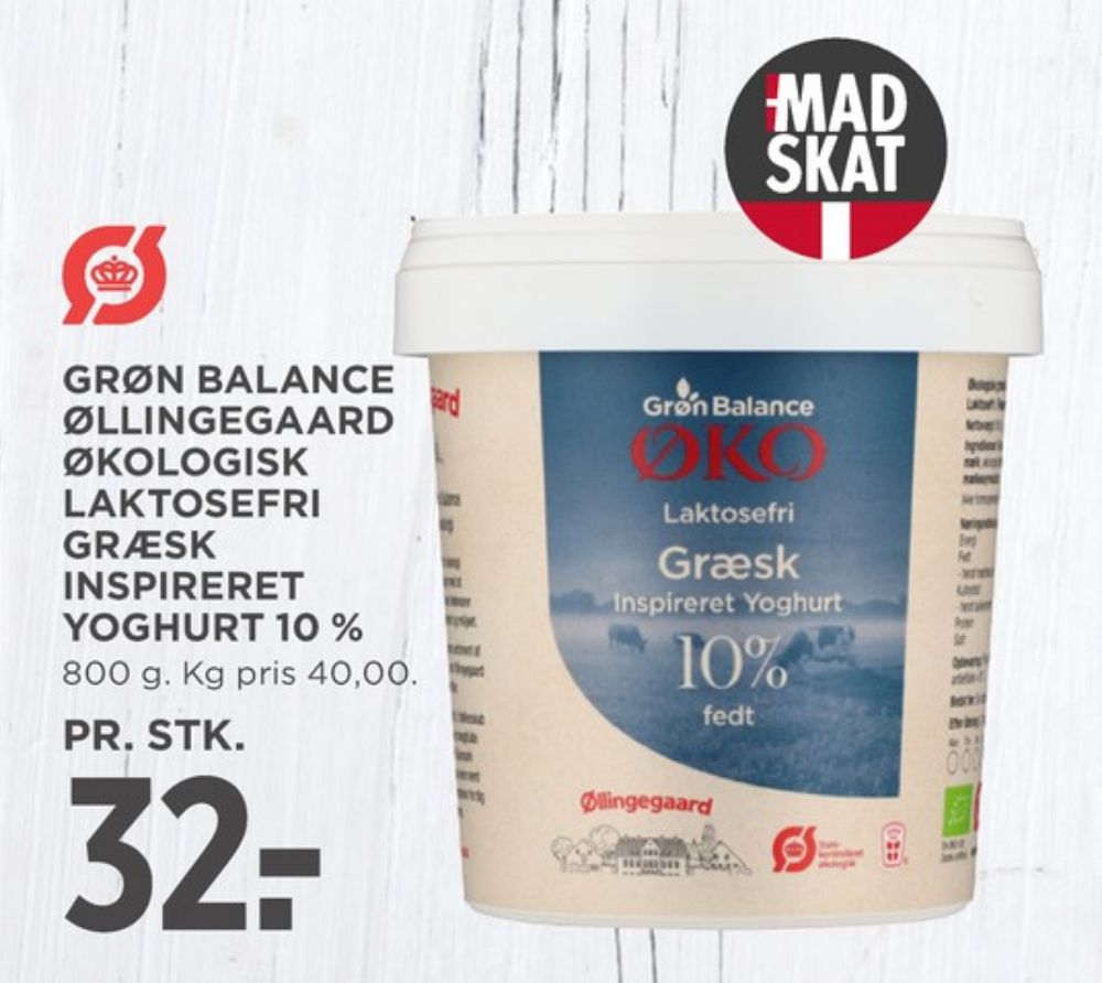Grøn Balance Øllingegaard, Græsk Yoghurt 10%