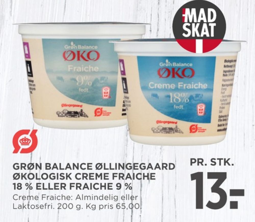 Grøn Balance Øllingegaard, Creme Fraiche 18%