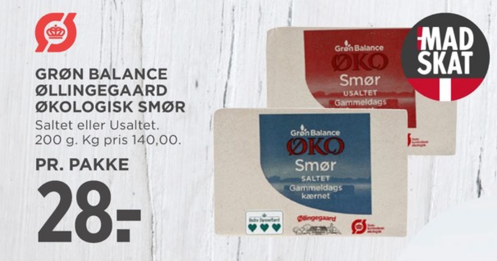 Grøn Balance Øllingegaard, Smør Saltet